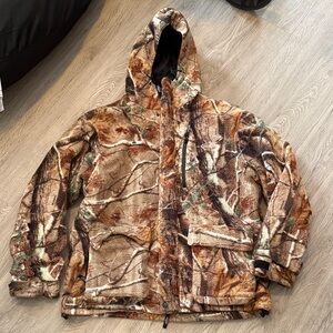 Camouflage Hooded Men's Jacket
